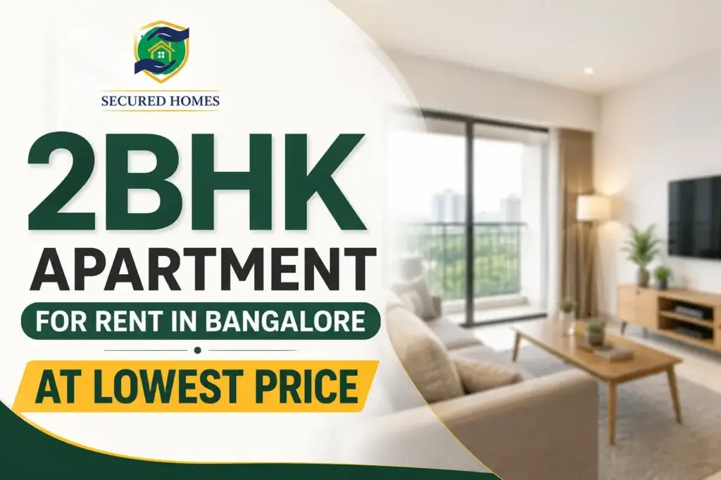 2BHK flat for rent in Bangalore