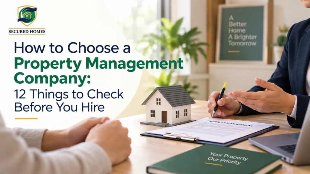 how to choose a property management company